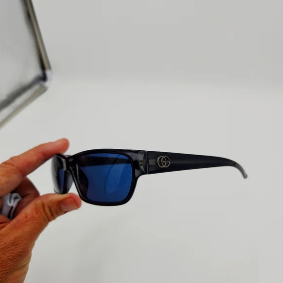 Gucci Sunglasses GG 2492/S E2K 57-15 135 Angular Grey Blue Optyl - Picture 6 of 11